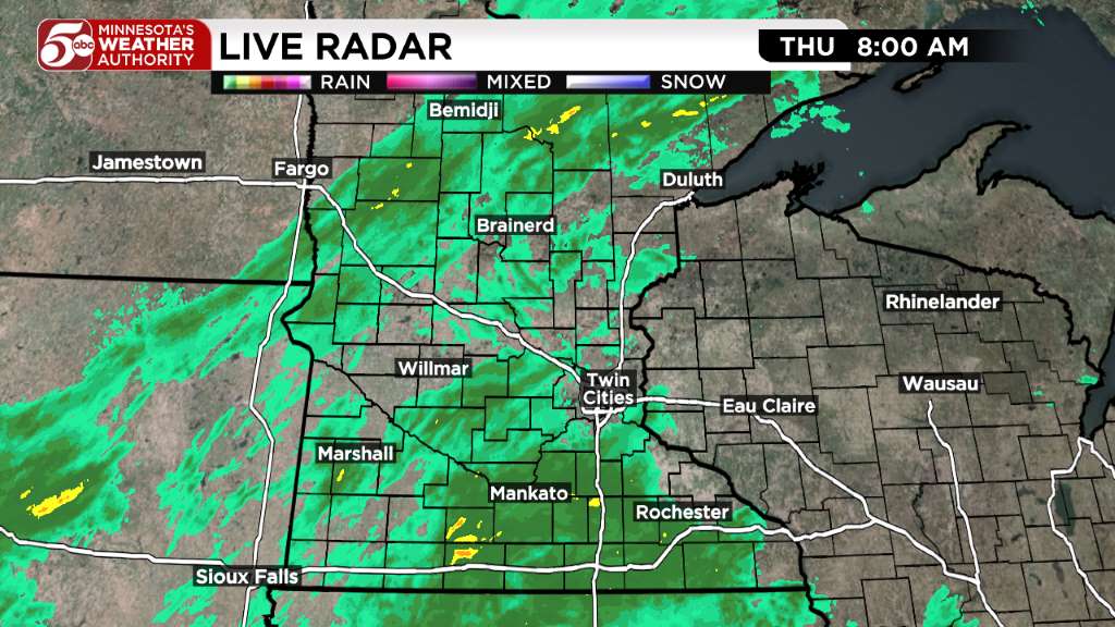 Thursday weather: Cool and wet day ahead — KSTP 5, Brooklyn Park Community news