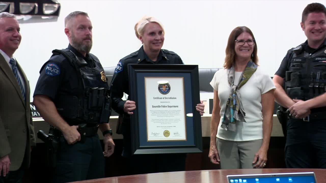 Roseville Police Department becomes first state-accredited agency, chief touts immediate impact — KSTP 5, Brooklyn Park Government news
