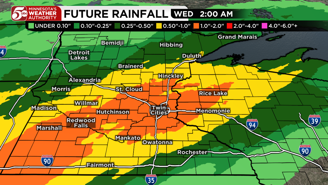 Rainy start to week, warmer days return — KSTP 5, Brooklyn Park Community news