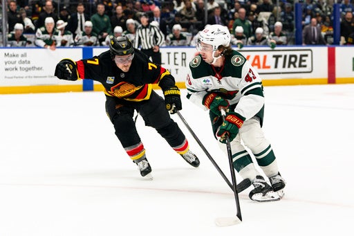 Quinn Hughes has a goal and an assist in his Vancouver return in Wild’s 4-2 victory — KSTP 5, Brooklyn Park Sports news