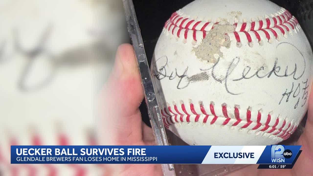 Cherished baseball signed by Bob Uecker survives Mississippi fire — WISN 12 Milwaukee, Brooklyn Park Community news