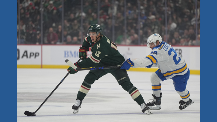 Matt Boldy has 5th career hat trick and Wild beat Blues 5-4 — KARE 11 Sports, Brooklyn Park Sports news