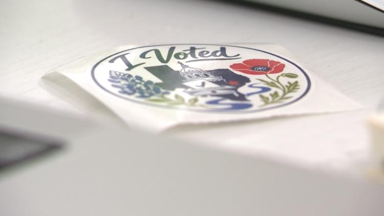 Too young to vote, but making her mark | Williamson County teen designs winning 'I Voted' sticker — KVUE (Austin), Brooklyn Park Schools news