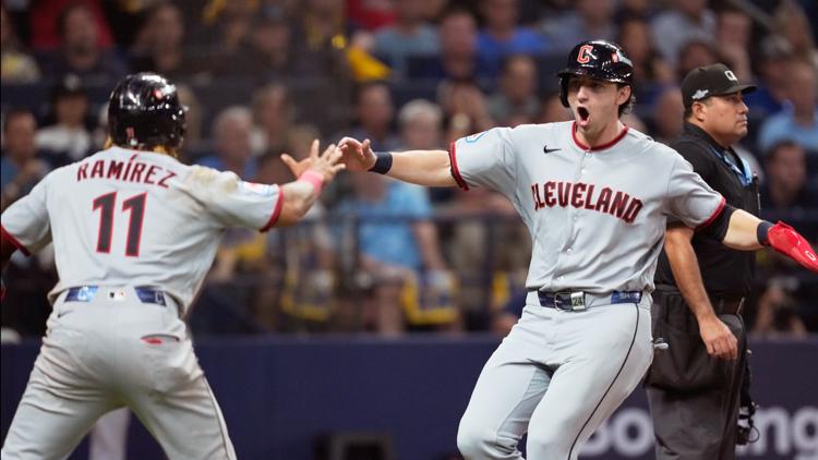 Chase DeLauter and José Ramírez lead the Guardians to a 7-3 win over the Rays in Game 1 of the ALCS — WTSP Sports Tampa Bay, Brooklyn Park Sports news