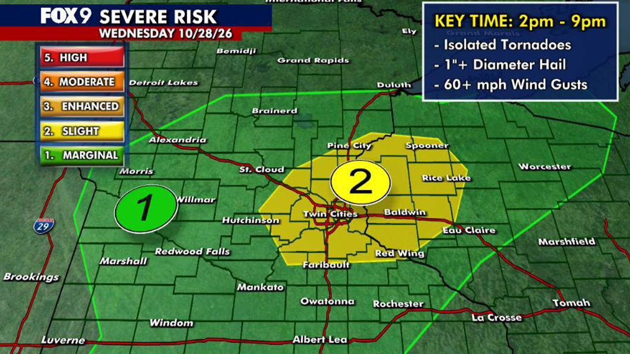 Minnesota weather: Mild and humid with strong storms possible Wednesday — Brooklyn Park Community news